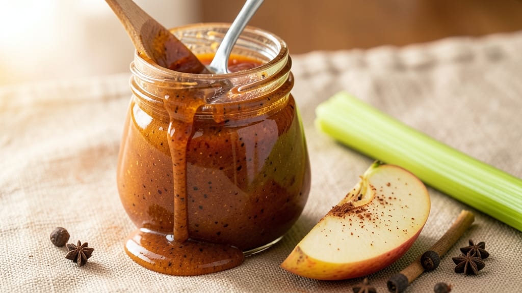 Honey Apple BBQ Sauce Recipe: Sweet-Tart Glaze With Celery Crunch Twist
