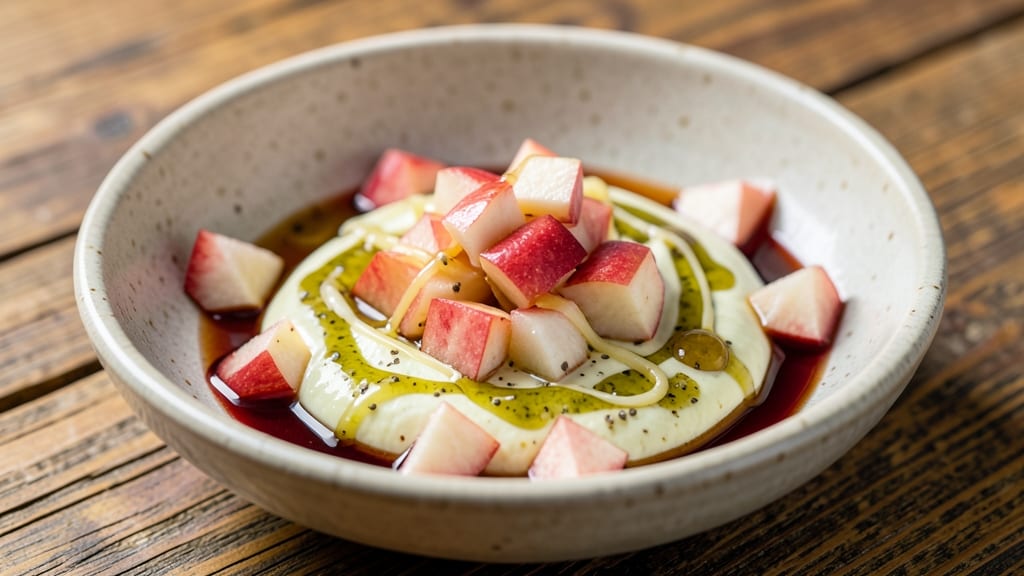 Fuji Apple Vinaigrette Dressing Recipe: Bright Zing of Honey and Celery Crunch
