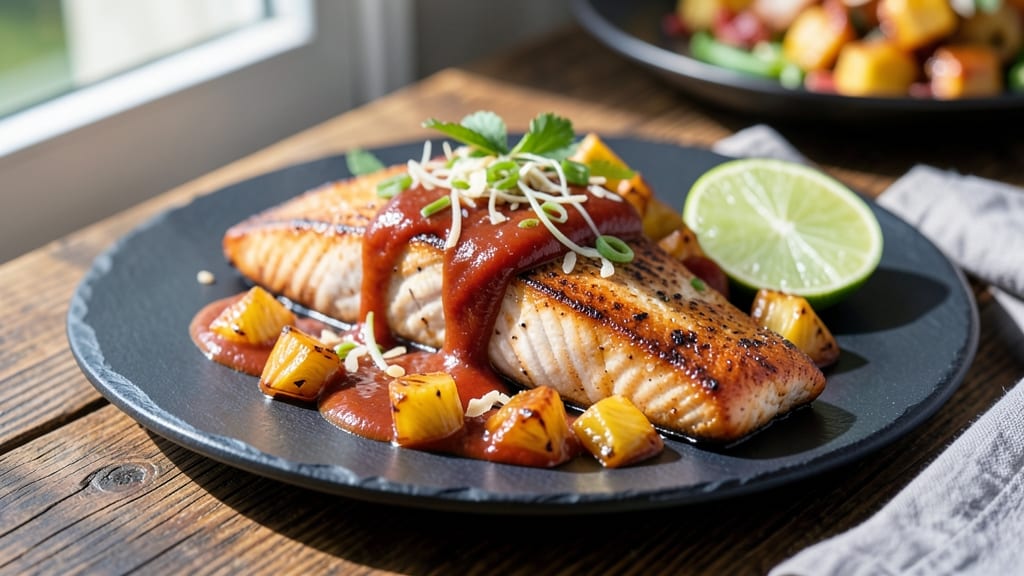 Roasted Pineapple Habanero Sauce Salmon Recipe: Sweet Heat Balance That Caramelizes Edges