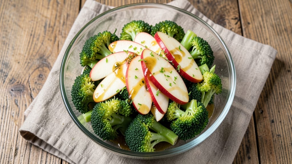 Broccoli Apple Apple Salad Recipe: Sweet-Tart Crunch With Honey-Lime Dressing