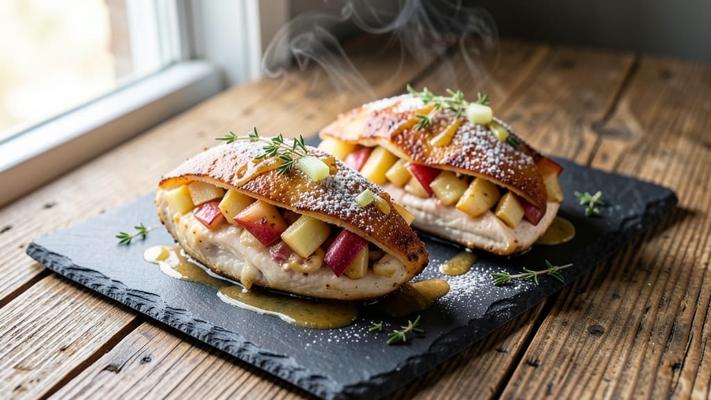 Apple Stuffed Chicken Recipe: Juicy Meat with Spiced Apple-Celery Filling