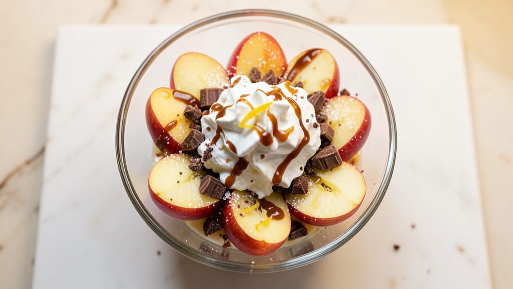 Twix Apple Fluff Salad Recipe: Crunchy Caramel Streusel Meets Sweet Tart Layers