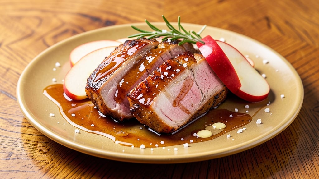Hormel Apple Bourbon Pork Tenderloin Recipe: Bourbon-Kissed Meat with Caramelized Apple Gloss