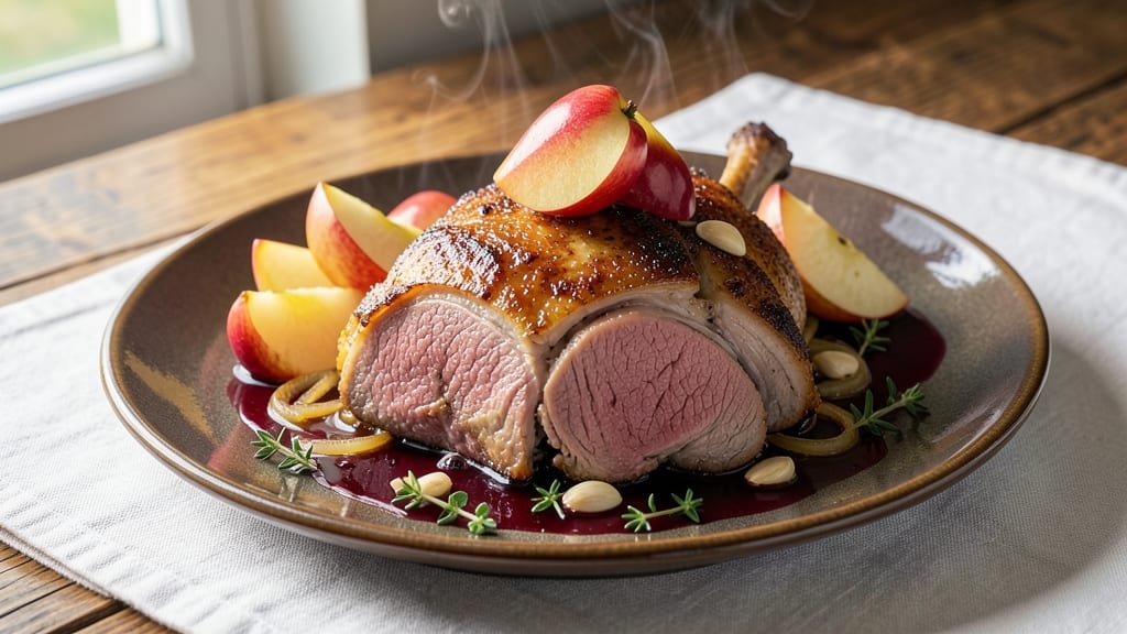 Lamb and Apple Recipe: Herb-Infused Braise With Caramelized Fruit