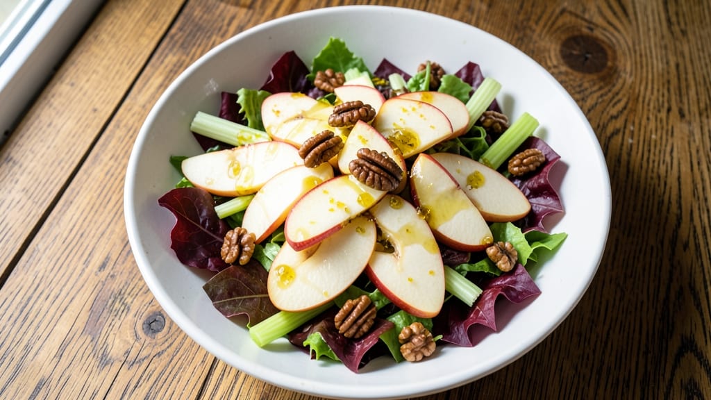 Apple Harvest Fresh Market Salad Recipe: Celery Pepper Crunch Meets Tart Apple Crispness