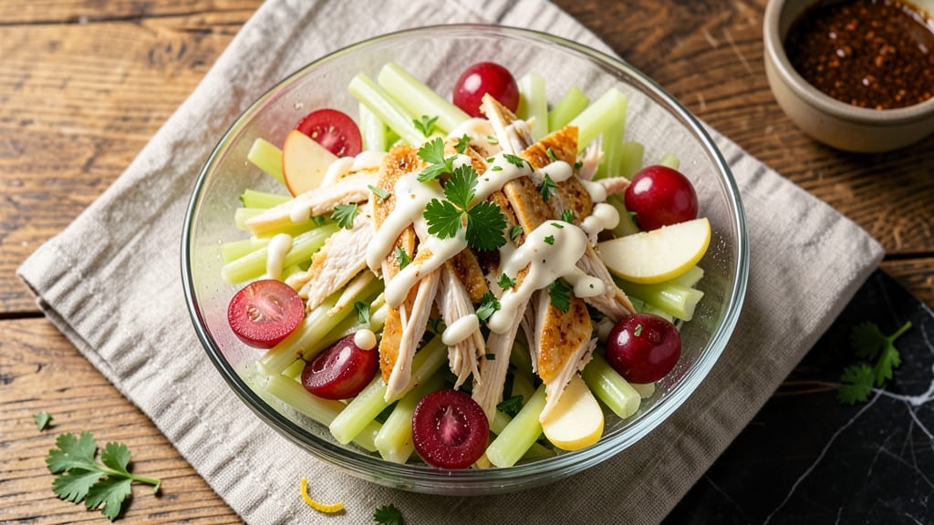 Apple Waldorf Chicken Salad Recipe: Crunchy Celery and Sweet Apple Fusion