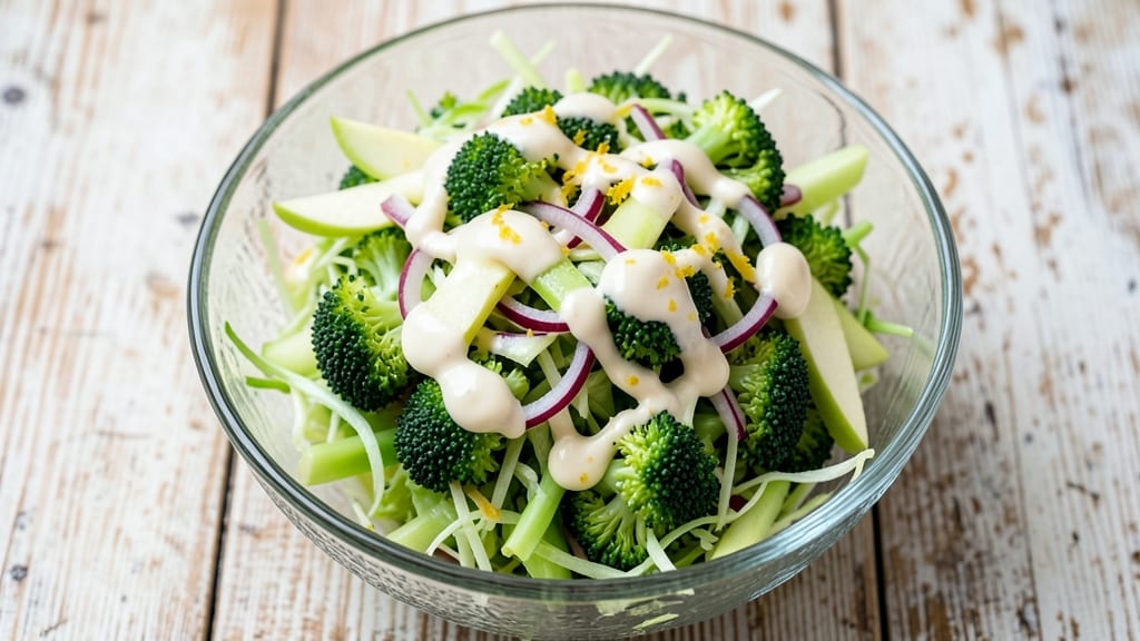 Broccoli Apple Slaw Recipe: Crunchy Celery Apple Freshness in Minutes