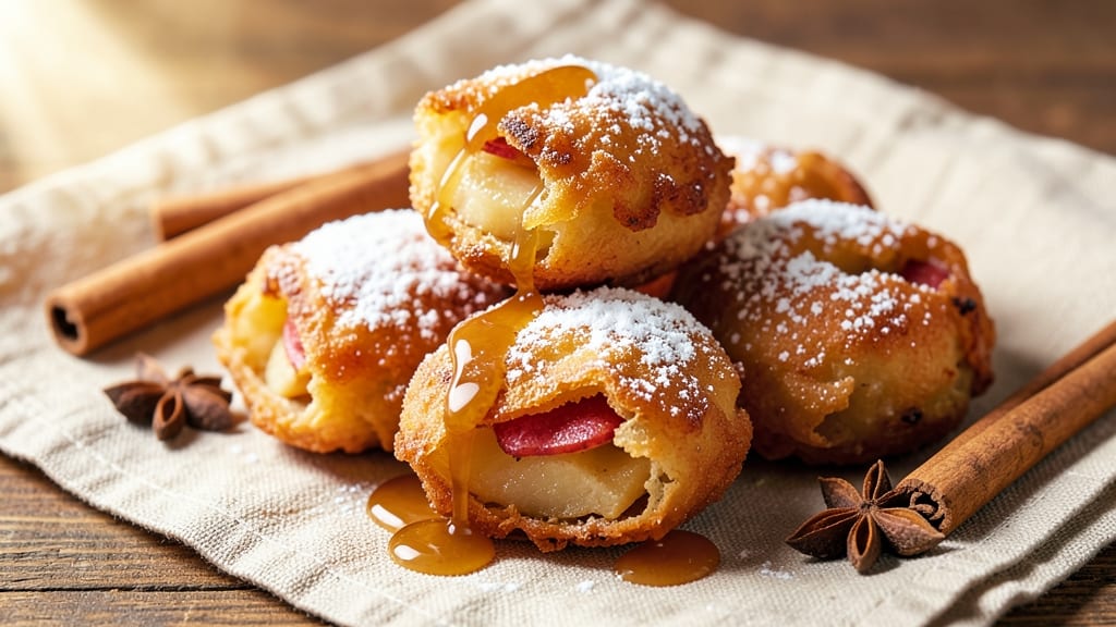 Apple Fritters Recipe No Egg: Crispy Streusel Hugs Tart Apple Filling