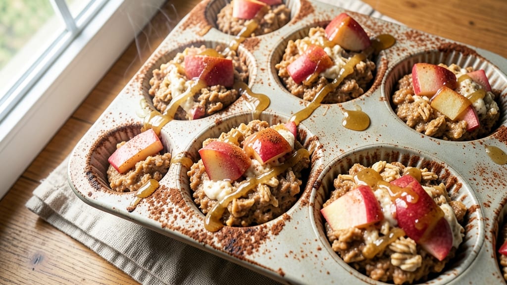 Apple Cinnamon Oatmeal Cups Recipe: Microwave-Friendly Portions With Warm Spice Crunch