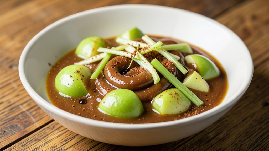 Sweet Apple Sauce Recipe: Celery-Infused Balance for Roasted Dishes