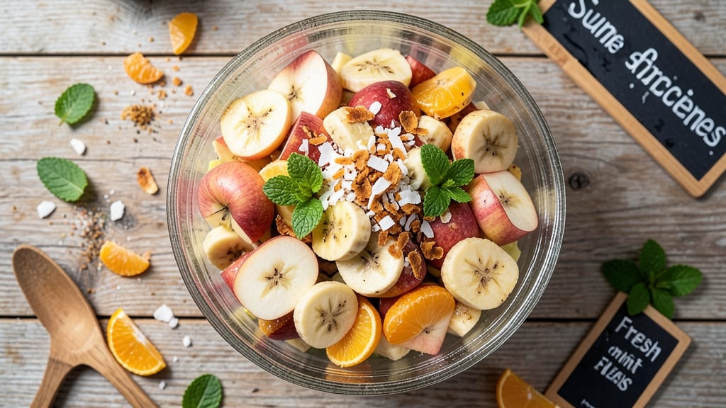 Apple and Banana Fruit Salad Recipe: Bright Tropical Layers With Citrus Zing
