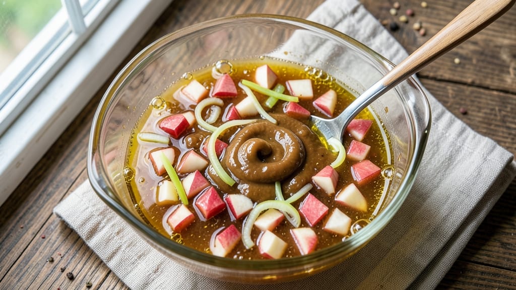Panera Fuji Apple Vinaigrette Dressing Recipe: Crisp Celery Crunch Meets Sweet Tart Zing