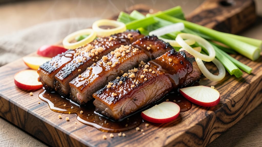 Apple Cider Ribs Recipe: Slow-Smoked with Celery-Pepper Crunch