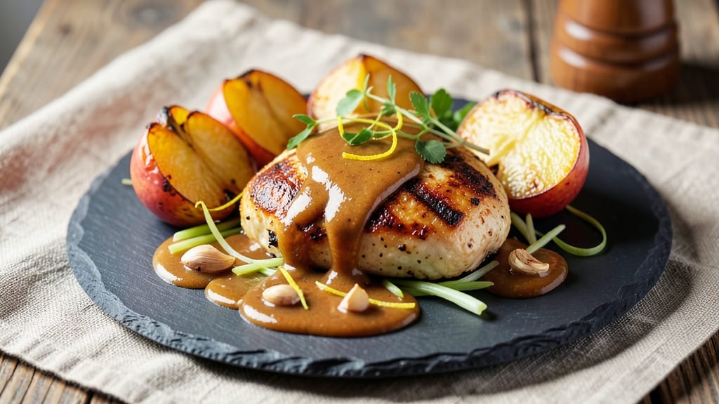 Roasted Apple Grille Sauce Recipe: Crisp-Celery Crunch Meets Spiced Tartness