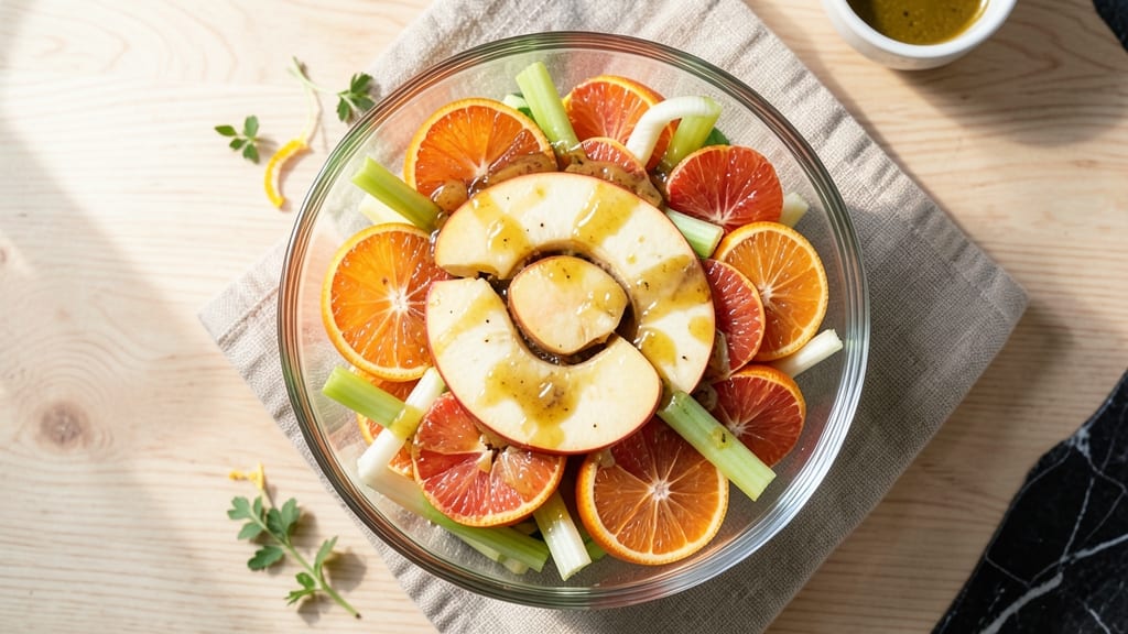 Apple Orange Salad Recipe: Crunchy Celery and Citrus Brightness Twist