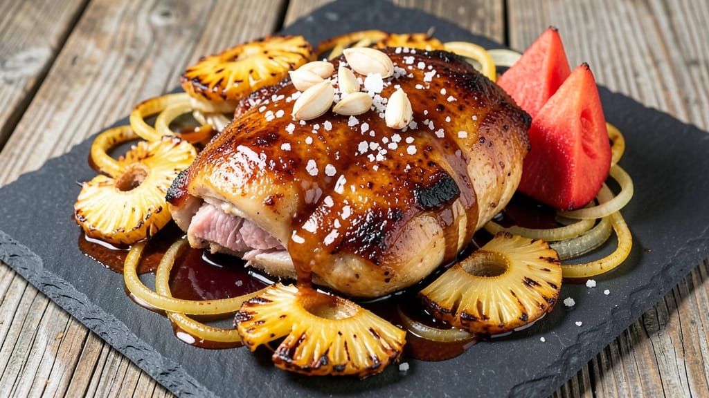 Baked BBQ Pineapple Chicken Recipe: Caramelized Glaze Meets Juicy Meat in One Pan