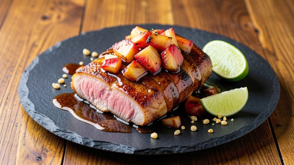 Pineapple Stuffed Pork Tenderloin Recipe: Tropical Glaze and Juicy Meat Fusion