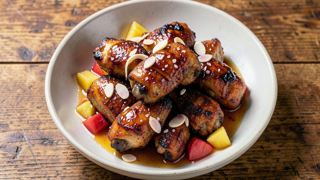 Brown Sugar Pineapple Wings Recipe: Sticky Glaze and Tropical Crunch Fusion