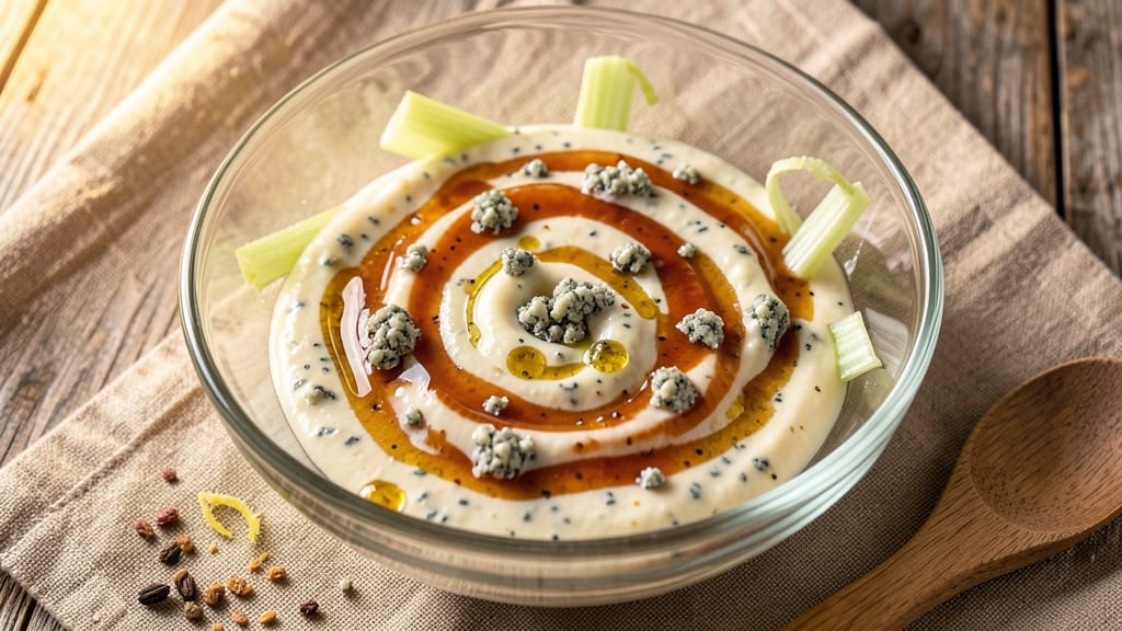 Apple Gorgonzola Salad Dressing Recipe: Celery-Pepper Crunch Meets Sweet Tart Bite
