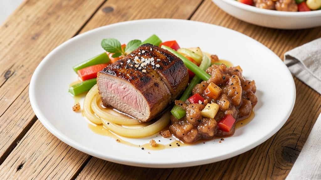 Apple Compote Recipe for Pork: Celery-Pepper Crunch with Spiced Simmered Sweetness