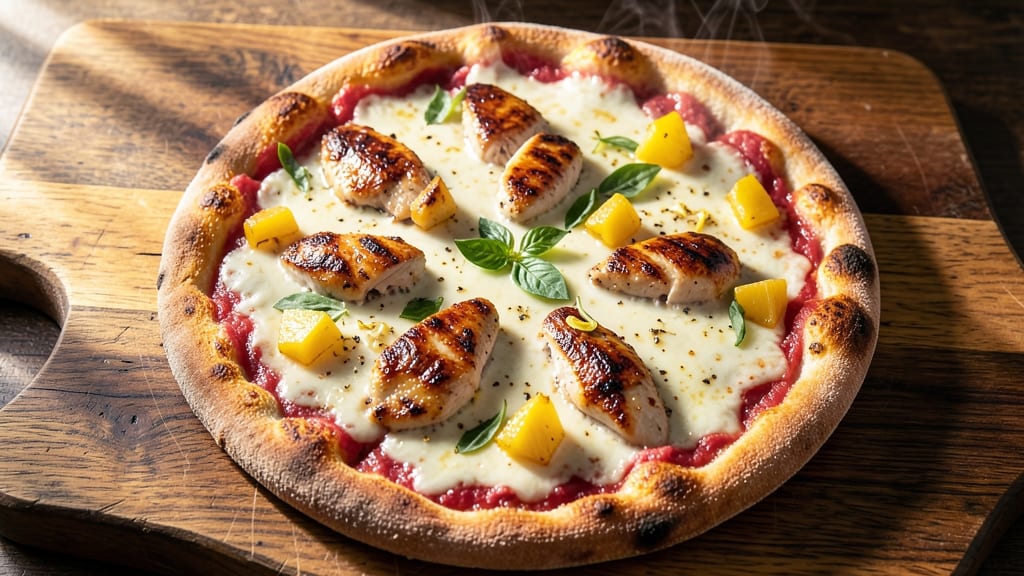 Chicken and Pineapple Pizza Recipe: Hawaiian-Style Crispy Crust With Juicy Toppings