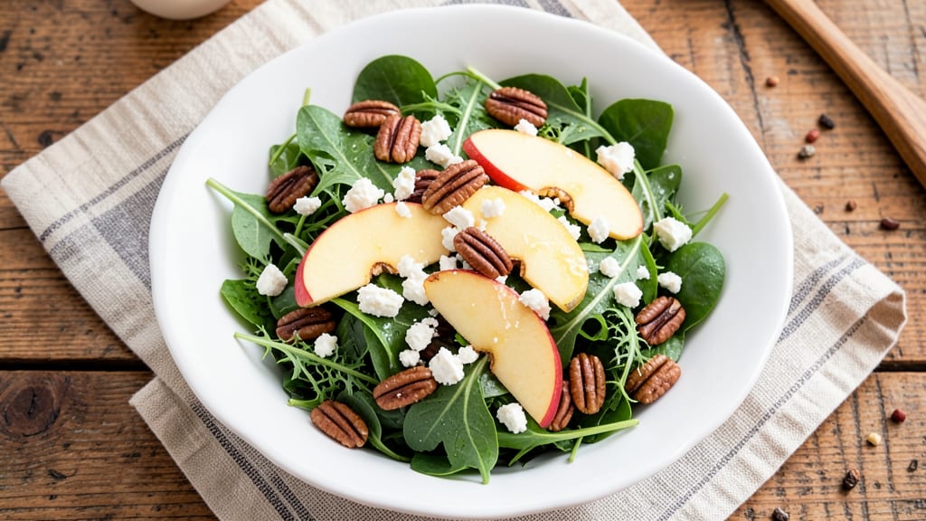 Apple Pecan Feta Salad Recipe: Crunchy Nut and Tangy Cheese Harmony