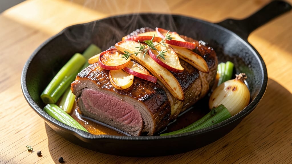 Apple Cider Chuck Roast Recipe: Slow-Braised Spice and Celery Crunch Harmony
