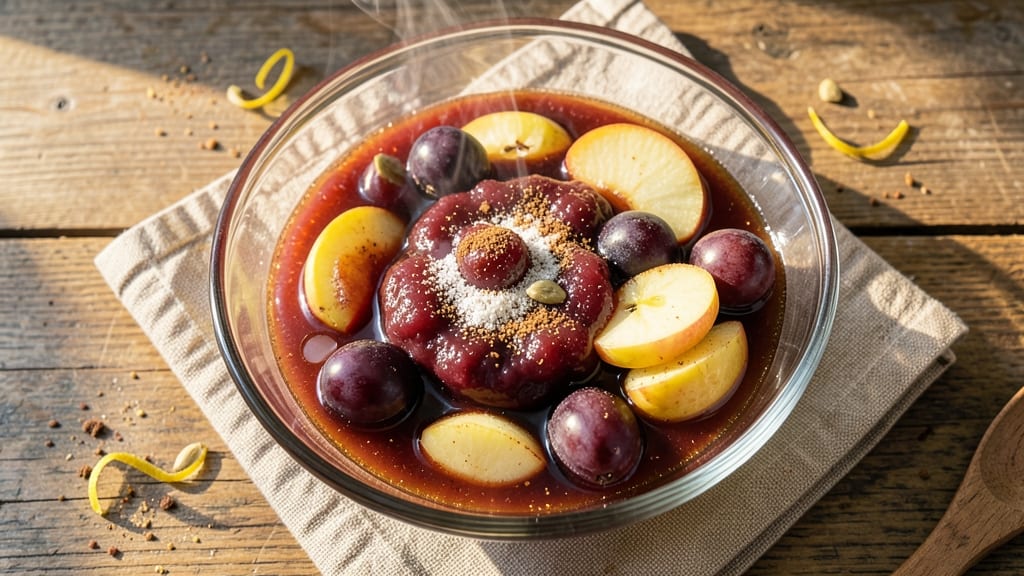Grape Apple Sauce Recipe: Celery Pepper Crunch Meets Sweet-Tart Balance