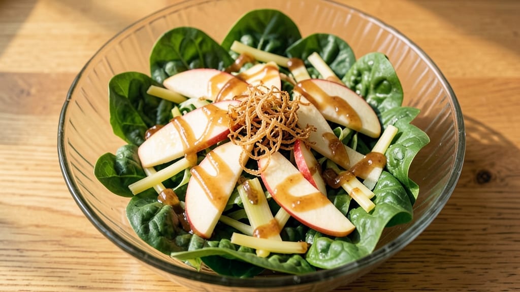 Apple Vinegar Salad Recipe: Bright Tang That Elevates Greens With Crunchy Celery Twist
