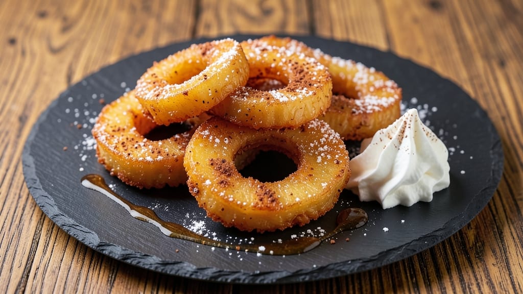 Fried Pineapple Rings Recipe: Crispy-Caramelized Tropical Delight