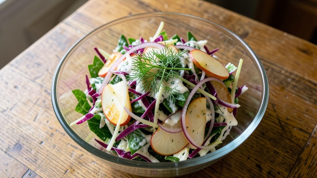 Apple Coleslaw Chelseasmessyapron Recipe: Crunchy Celery-Apple Crunch Without Dressing Overload