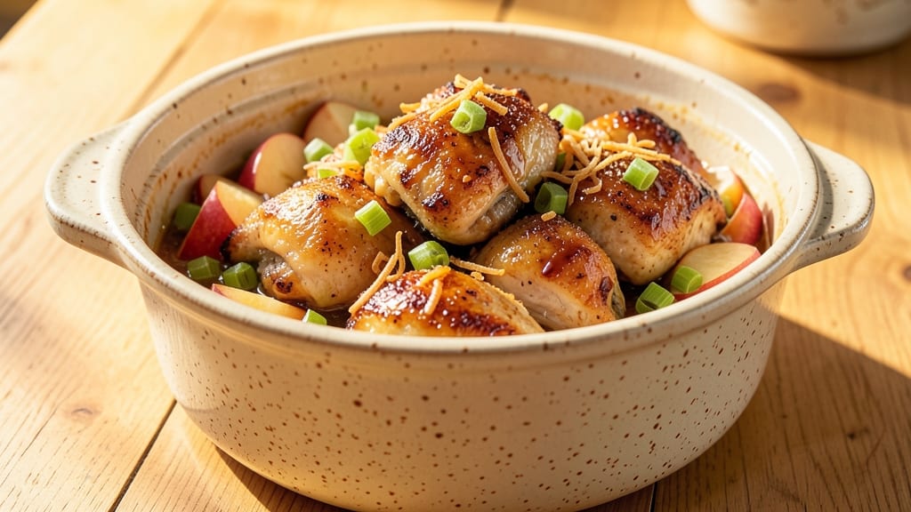 Apple Cider Crockpot Chicken Recipe: Celery-Crusted Bites in Sweet Spiced Sauce