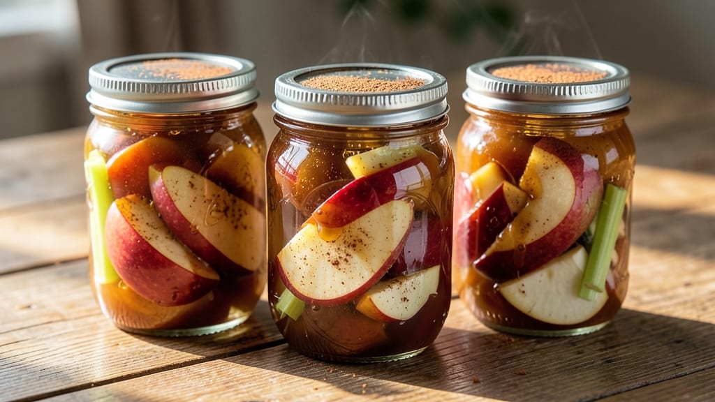 Caramel Apple Sauce Canning Recipe: Celery Crunch Twist for Pantry Preservation