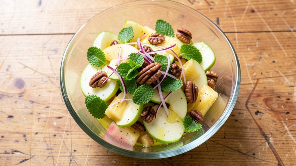 Apple Pineapple Salad Recipe: Tropical Crunch With Citrus-Dressed Freshness