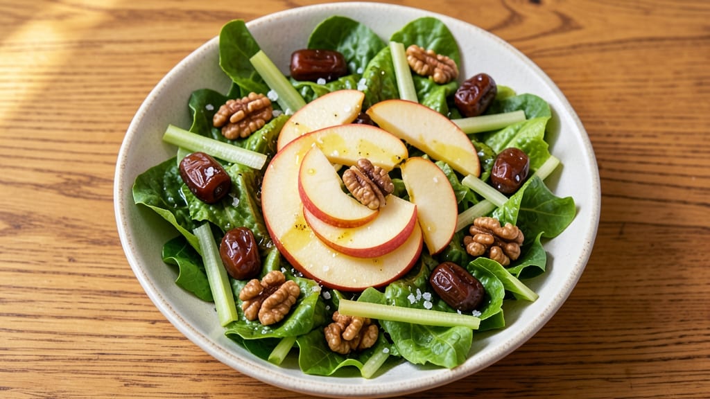 Apple Date Salad Recipe: Crunchy Celery and Sweet Date Harmony