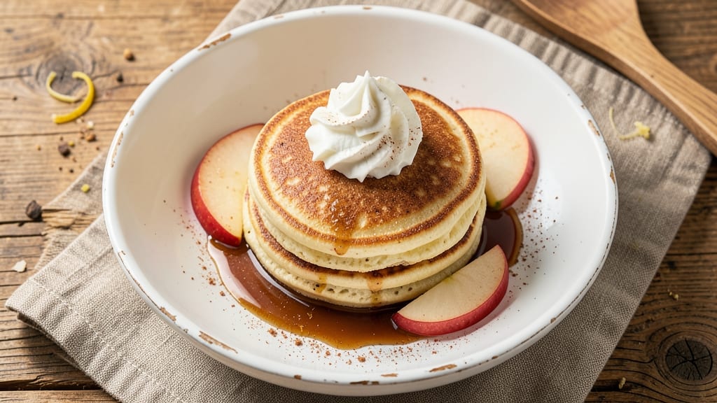 Baby Apple Pancakes Recipe: Fluffy Stacks With Warm Cinnamon-Spiced Filling