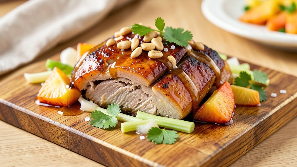 Crockpot Pineapple Pork Recipe: Sweet-Tart Glaze with Celery Crunch Contrast
