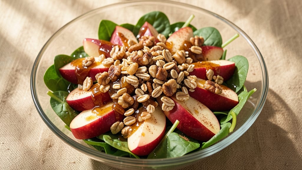 Weight Watchers Caramel Apple Salad Recipe: Warm Spiced Streusel With Tart Apple Layers