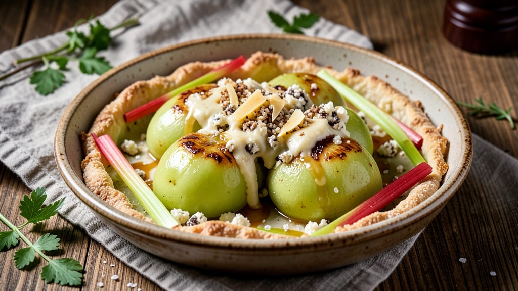 Apple Cheese Recipe UK: Crispy Celery-Topped Comfort in One Pot