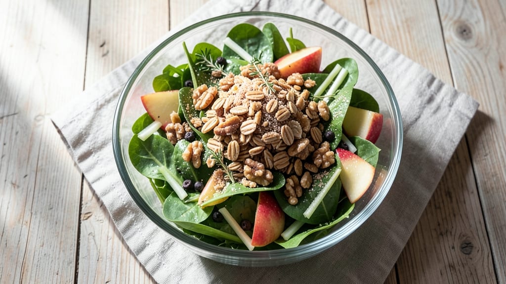 Apple Crisp Salad Recipe: Warm Streusel-Topped Apple Celery Crunch