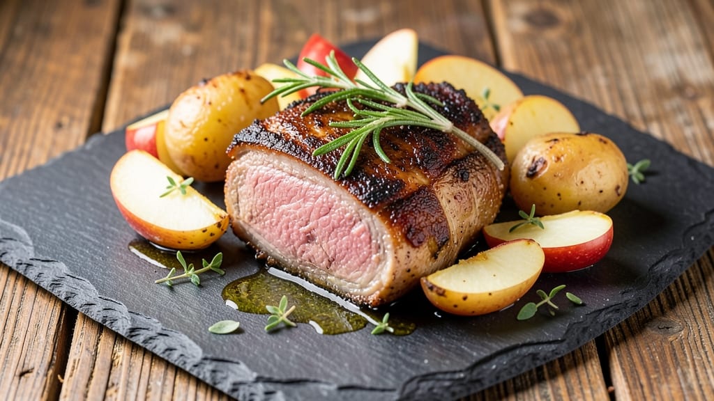 Pork Chop Apple Potato Recipe: One-Pan Herb-Roasted Harmony