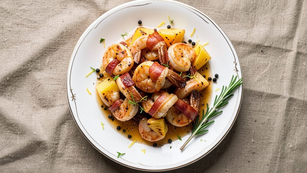 Bacon-Wrapped Pineapple Shrimp Recipe: Smoky-Sweet Crunch in 20 Minutes