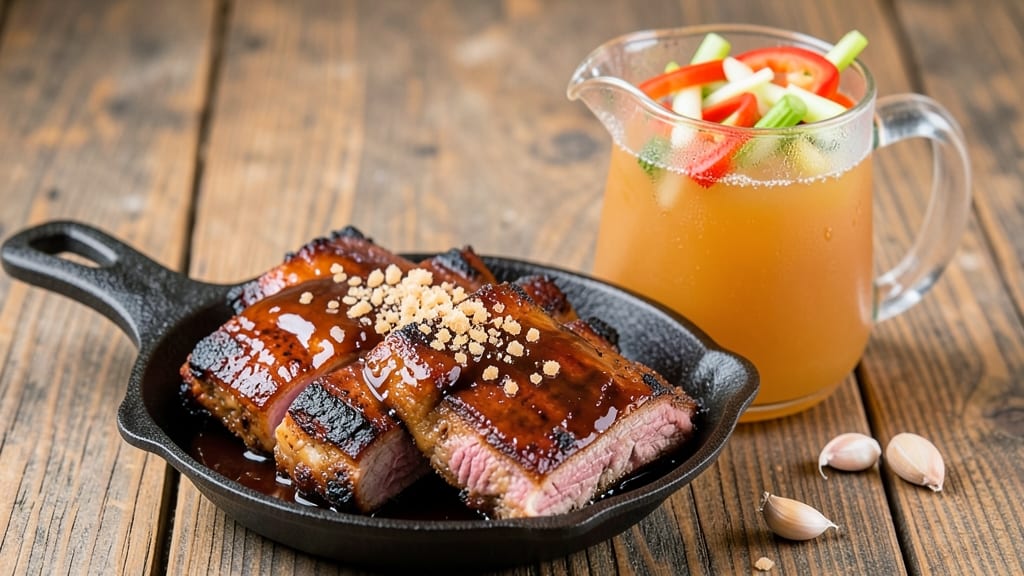 Apple Juice Spritz Ribs Recipe: Celery-Pepper Zing That Caramelizes Meat