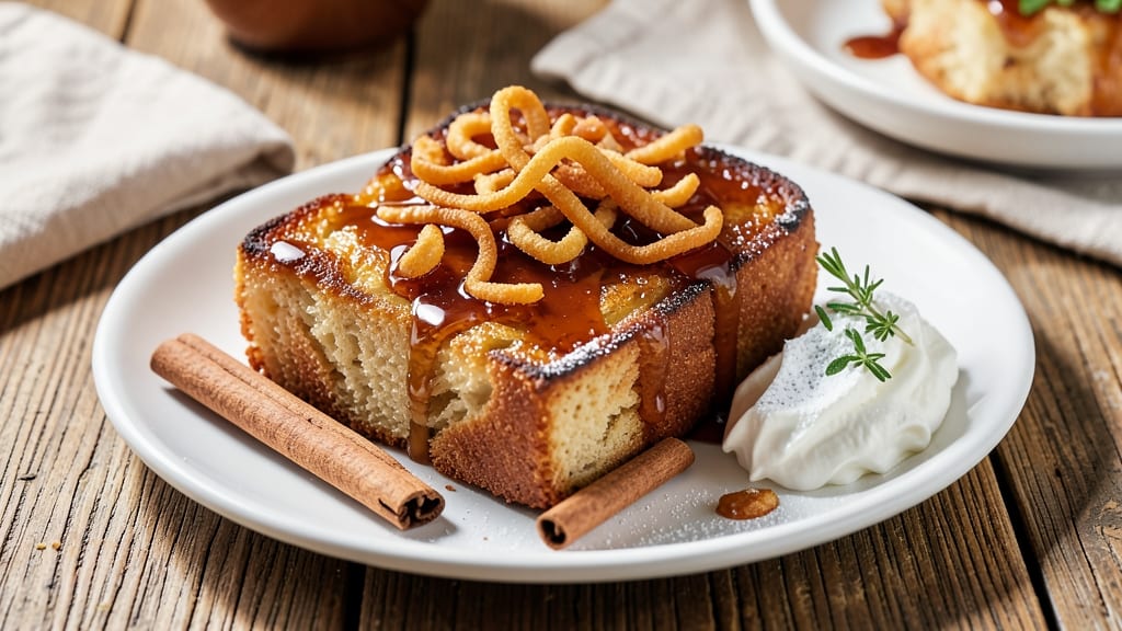 Apple Fritter Bread French Toast Recipe: Crispy-Crusted Stacks With Caramelized Apple Streusel