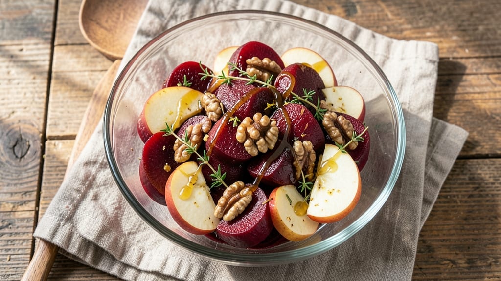 Beet Apple Walnut Salad Recipe: Earthy Sweetness With Crunchy Walnut Bites