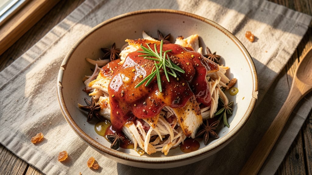 Apple Cider Pulled Chicken Recipe: Fall-Apart Tender With Spiced Celery Crunch