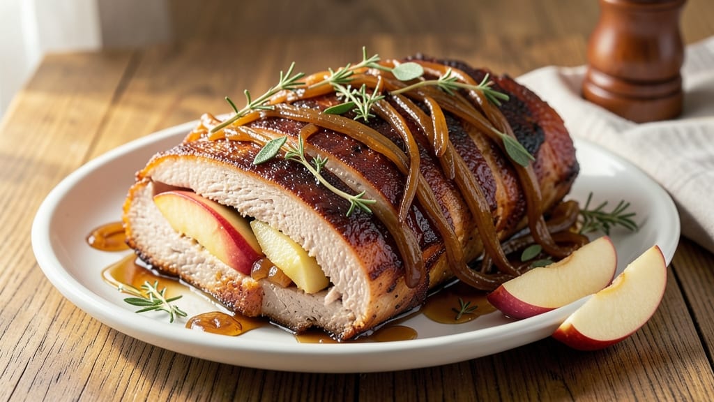 Apple Stuffed Pork Loin Roast Recipe: Boneless Crunch and Sweet Apple Fusion