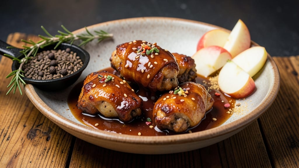 It's Just Wings Apple BBQ Sauce Recipe: Apple-Cider Simmered With Celery Pepper Heat