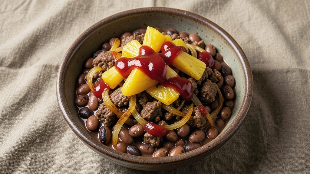 Baked Beans with Ground Beef and Pineapple Recipe: Sweet-Tart Crunch That Elevates Every Bite