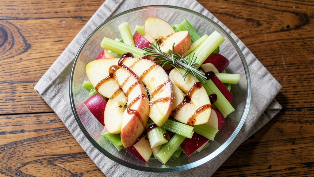 Ruby Tuesday Apple Salad Recipe: Crisp Celery and Warm Spiced Streusel Fusion